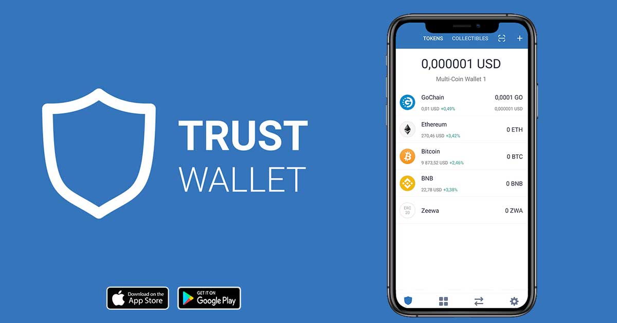Trust walleten keresztül a bitcoin adományozás gyerekjáték.